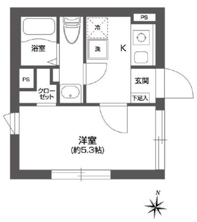ミレドゥーエ西小山の物件間取画像